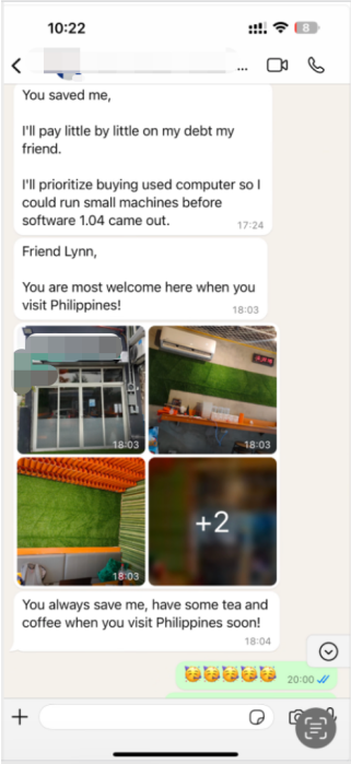 James / SMS Business / Philippines